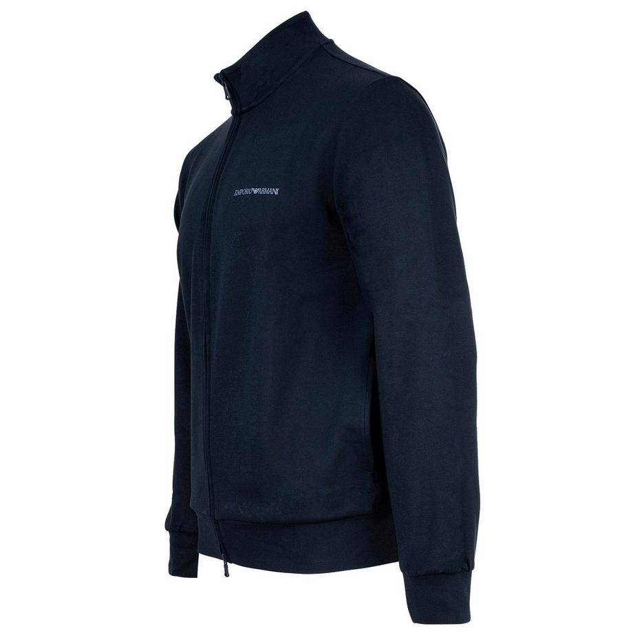 EMPORIO ARMANI Iconic Piquet Coupe Confort Veste de Sweat  