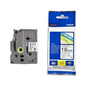 PTOUCH Band, laminiert schwarz/weiss TZe-241 PT-2450DX 18 mm
