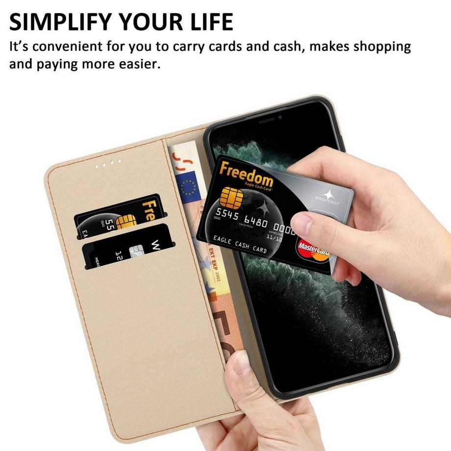 Cadorabo  Housse compatible avec Apple iPhone 11 PRO - Coque de protection avec fermeture magnétique, fonction de support et compartiment pour carte 