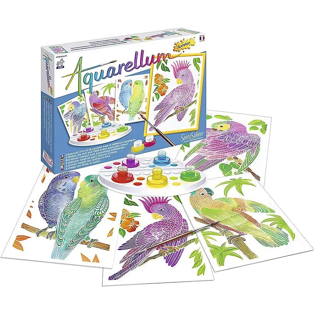 Image of Aquarellum Papageien Multicolor