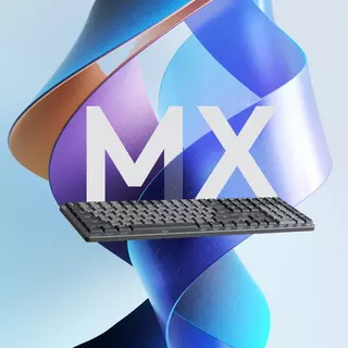 Logitech MX Keys f/ Mac clavier RF sans fil + Bluetooth QWERTY US  International Gris