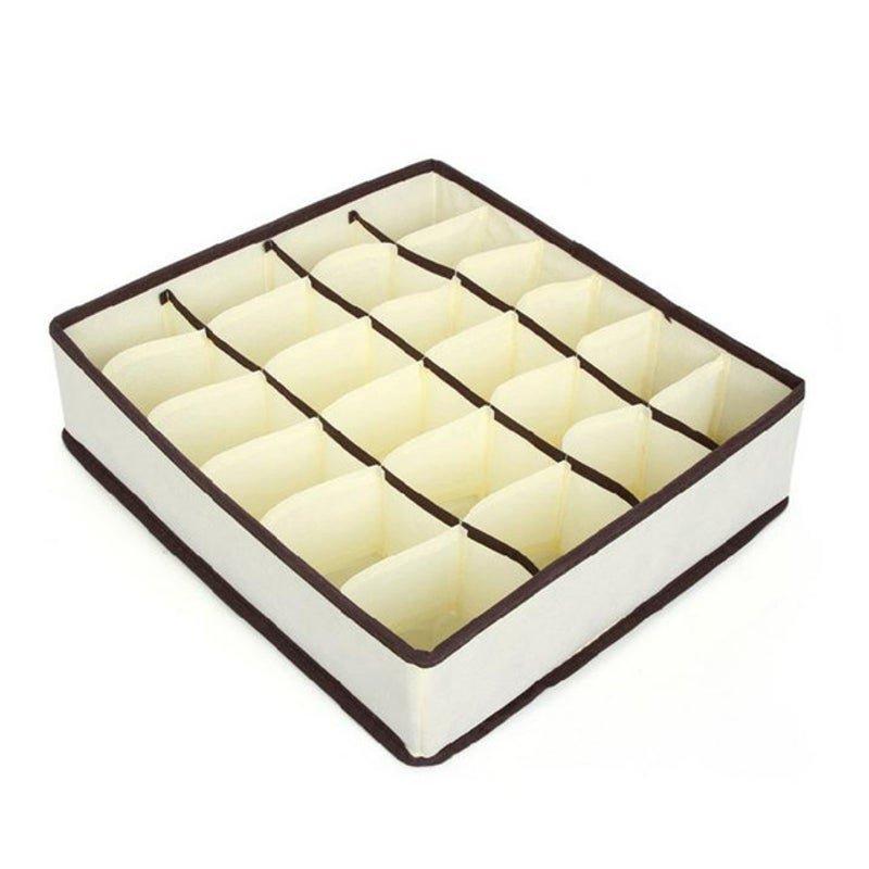 Image of 24 Grid Socken Aufbewahrungsorganisator Schlafzimmer Hausorganisation 24 Grid Socken Aufbewahrungsorganisator Schlafzimmer Hausorganisation