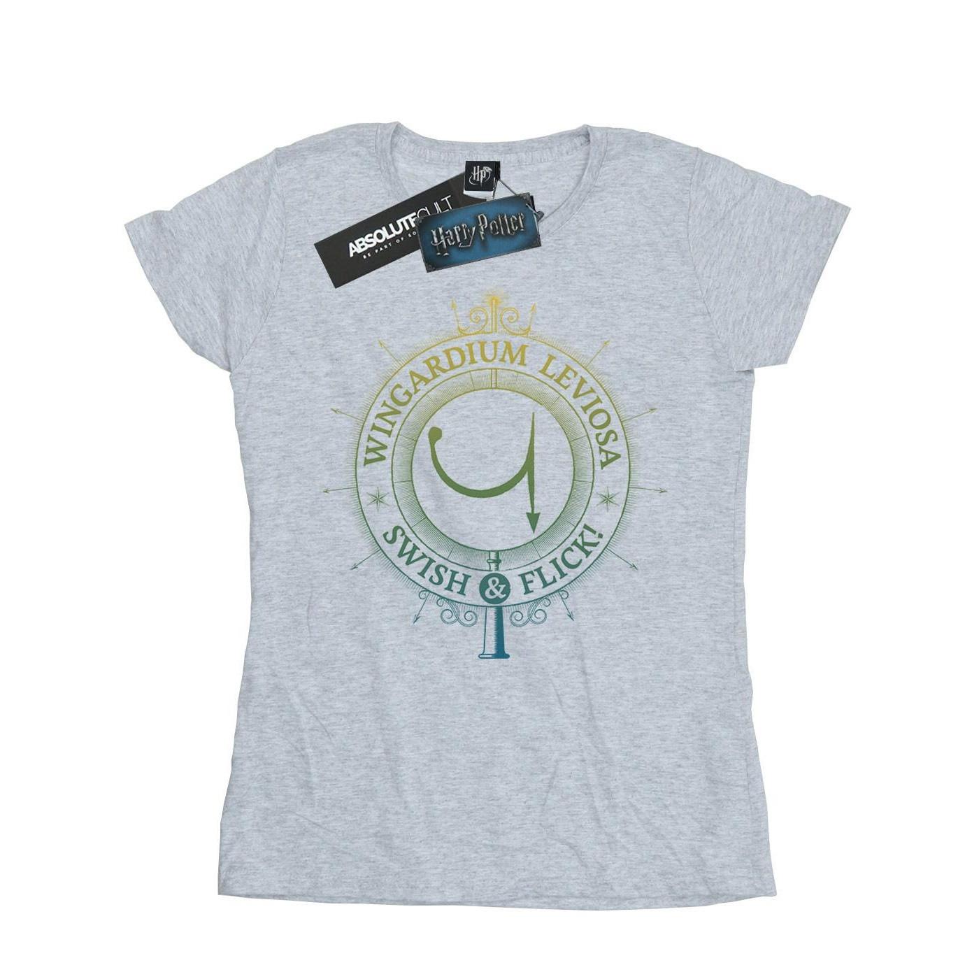 Image of Wingardium Leviosa Tshirt Damen Grau S