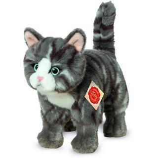 Hermann Teddy  Teddy Hermann 91822 Katze 20 cm, Kuscheltier, Plüschtier,  getigert 