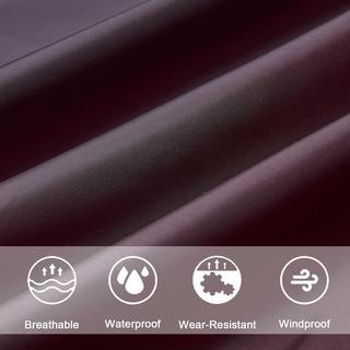 Alopini Mantella Antipioggia con Cappuccio Cerniera Riutilizzabile  