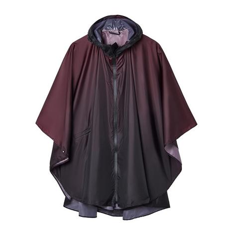 Alopini Mantella Antipioggia con Cappuccio Cerniera Riutilizzabile  