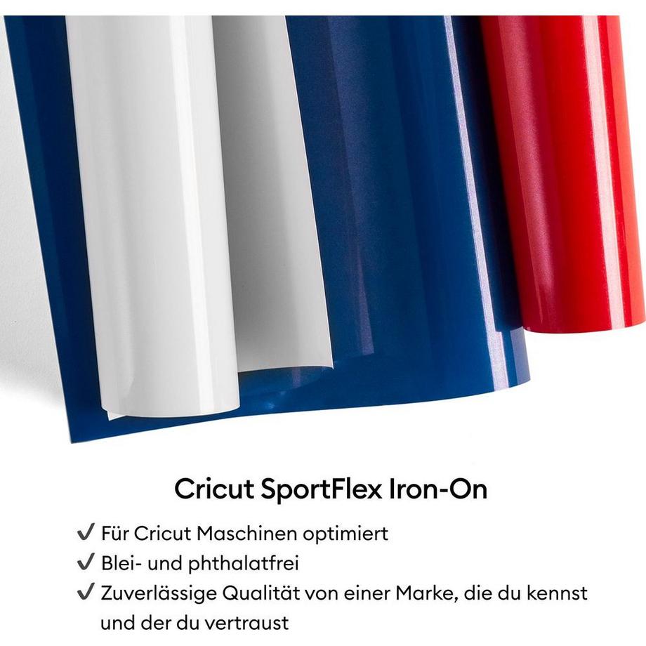 Cricut Aufbügelfolie Sportflex  