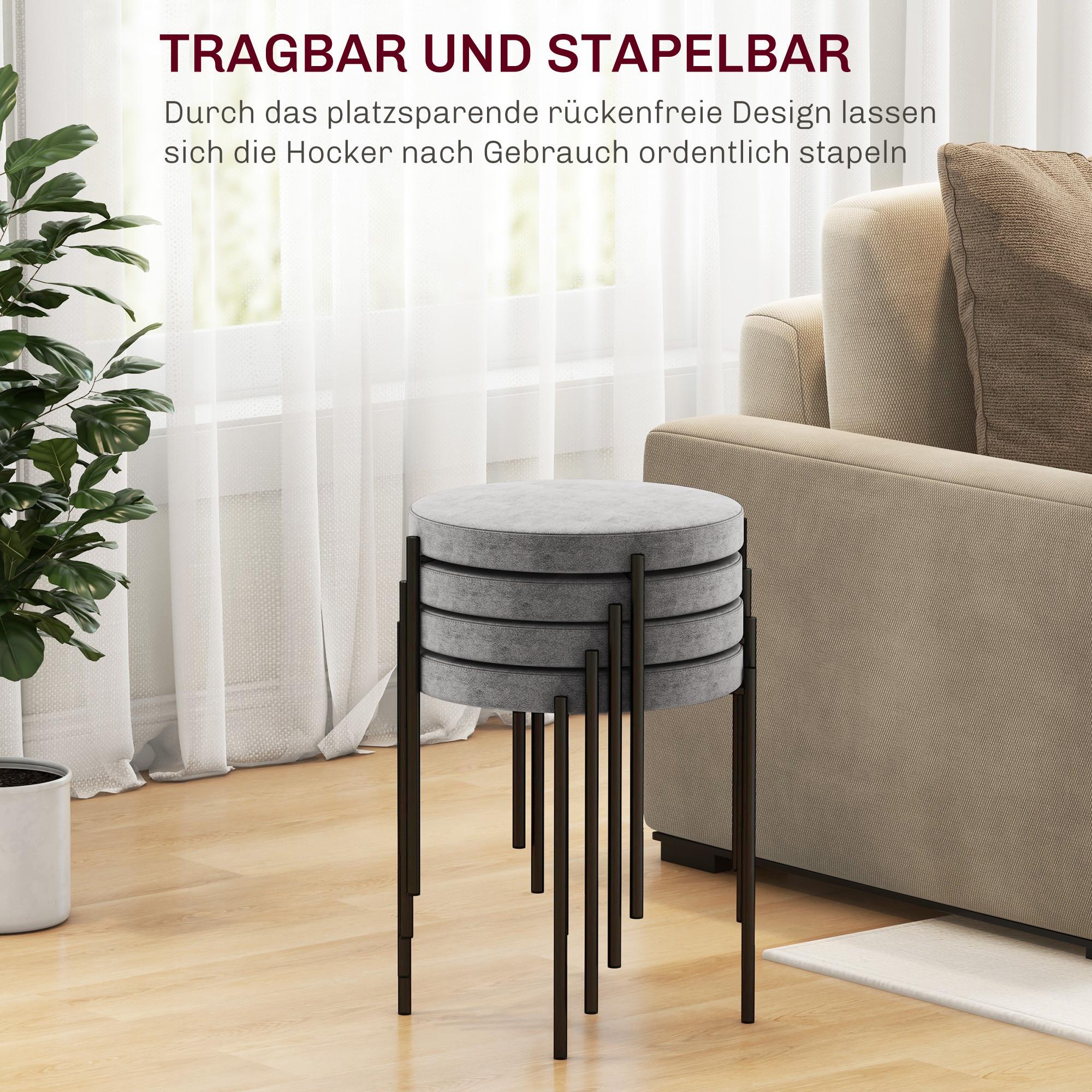 HOMCOM Esszimmerhocker  