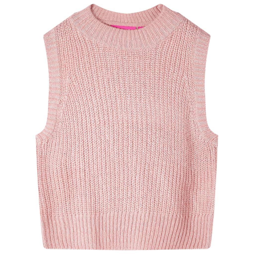Image of Kinder Pulloverweste Acryl Unisex Pink 92
