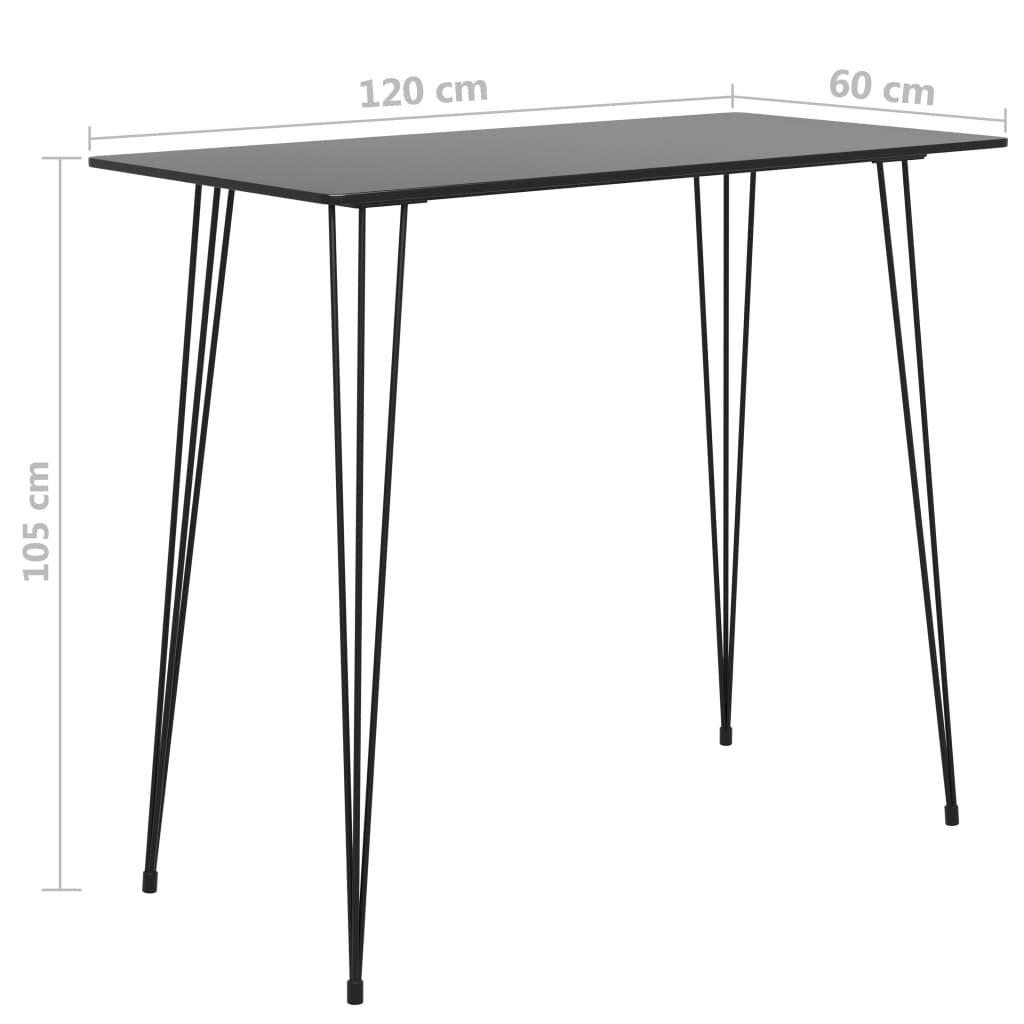 VidaXL Table de bar mdf  