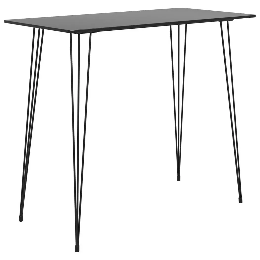 Table de bar Noir 120x60x105 cm Vidaxl