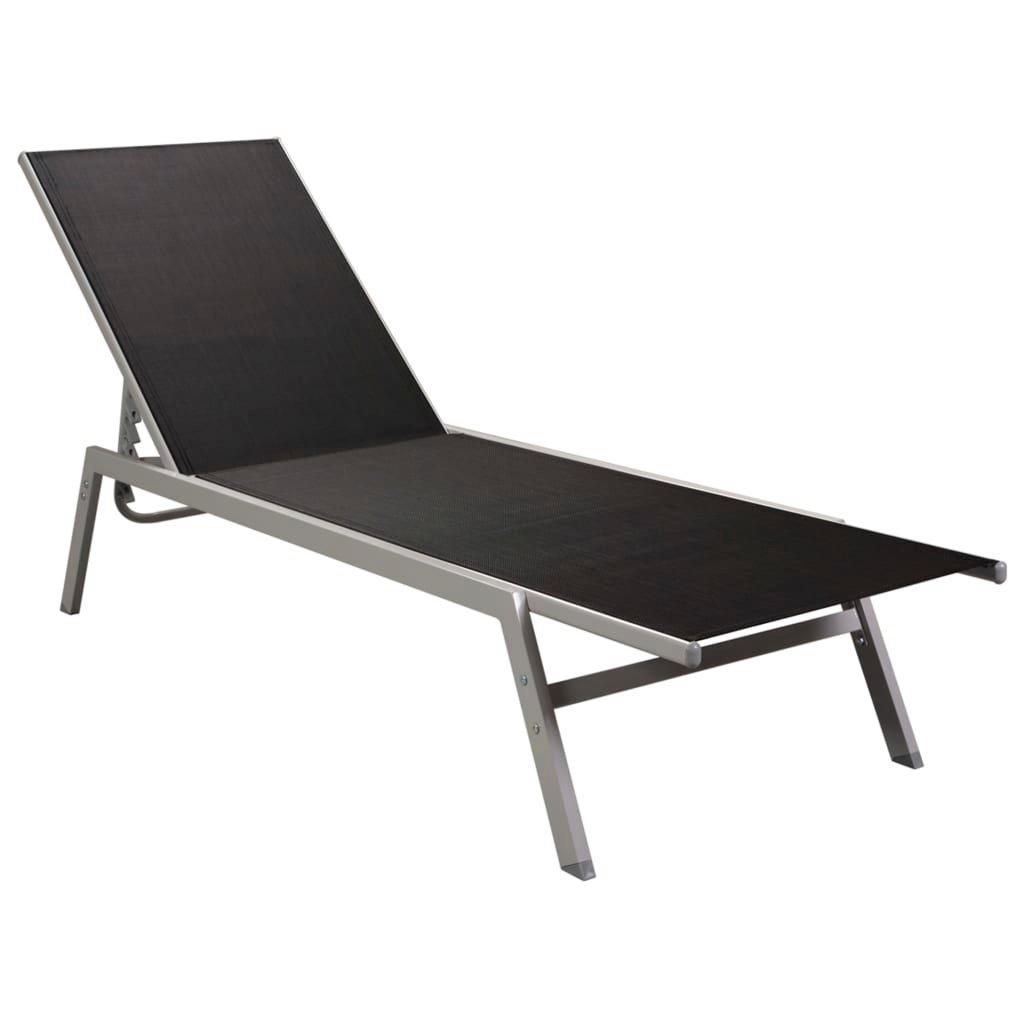 VidaXL Chaise longue tissu  