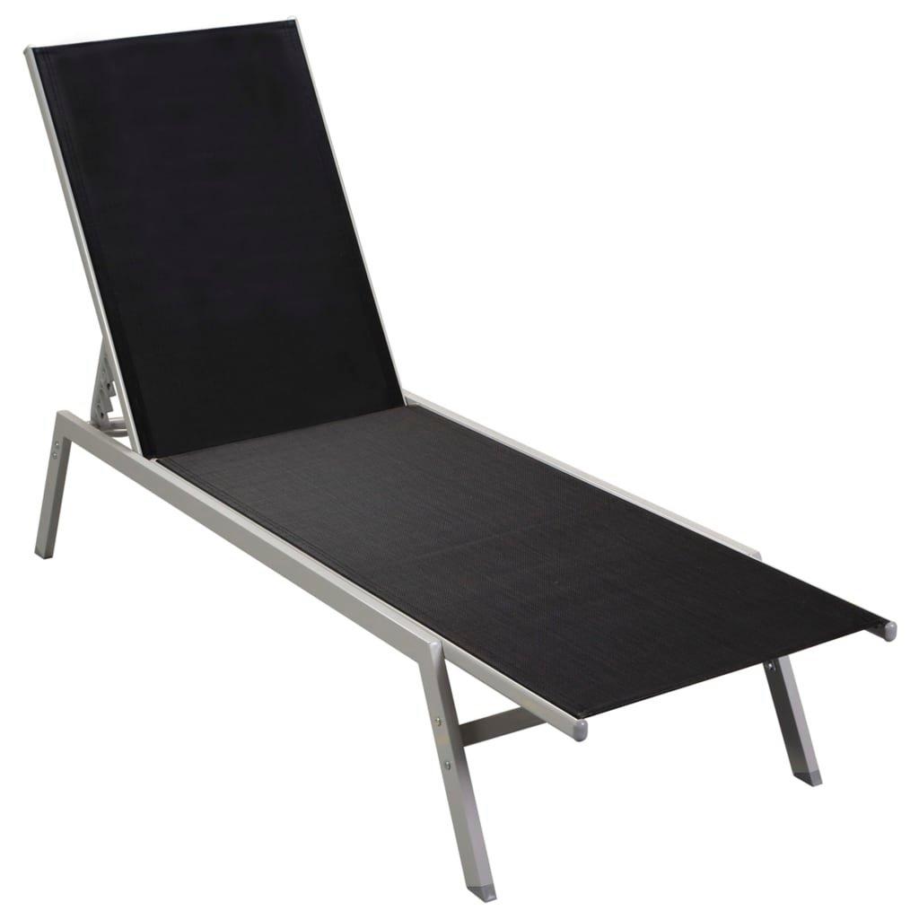 VidaXL Chaise longue tissu  