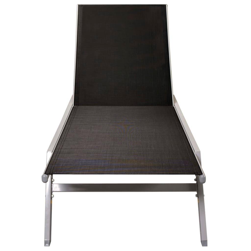 VidaXL Chaise longue tissu  