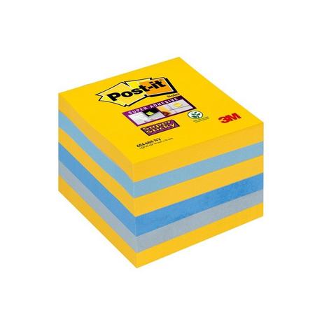 Post-It POST-IT Super Sticky Notes 76x76mm 654-6SS-NY New York 4 Farben 6 x 90 Blatt  