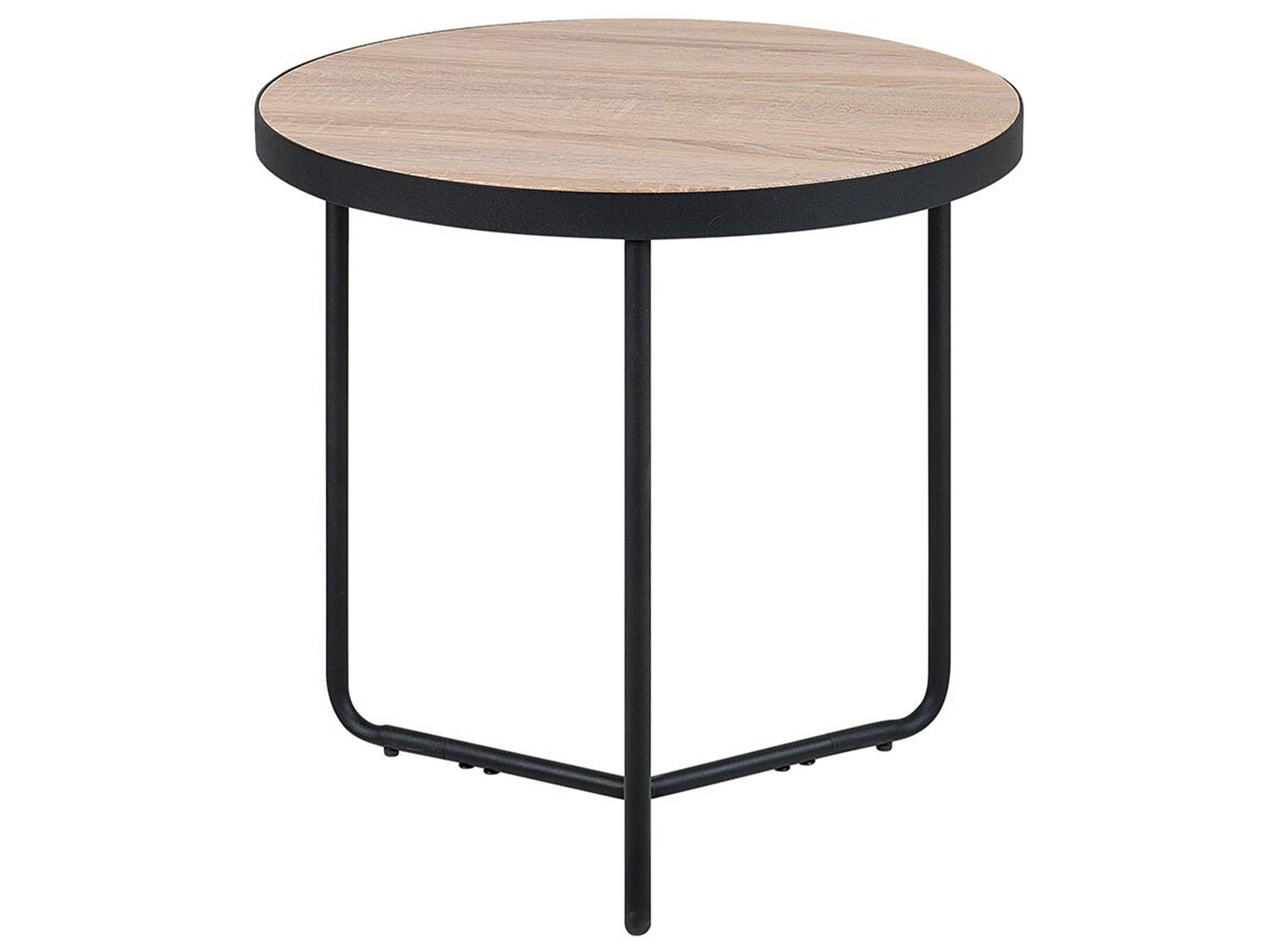 Beliani Table d'appoint en MDF Moderne MELODY  