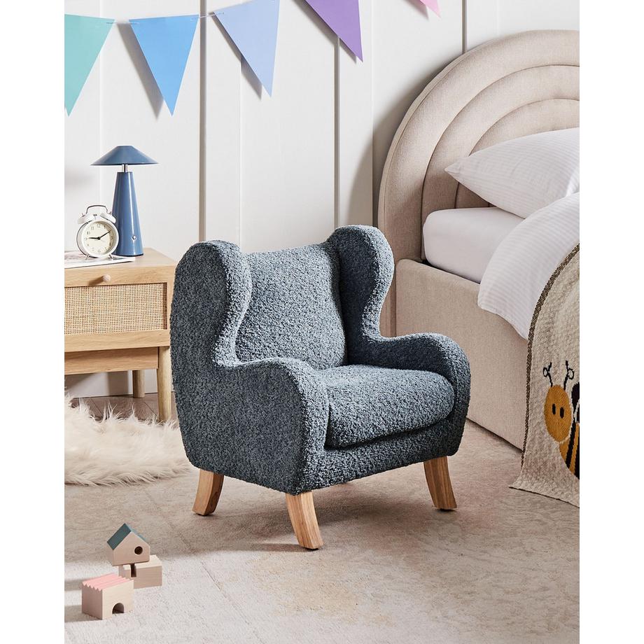 Beliani Kindersessel aus Bouclé Modern FARUM  