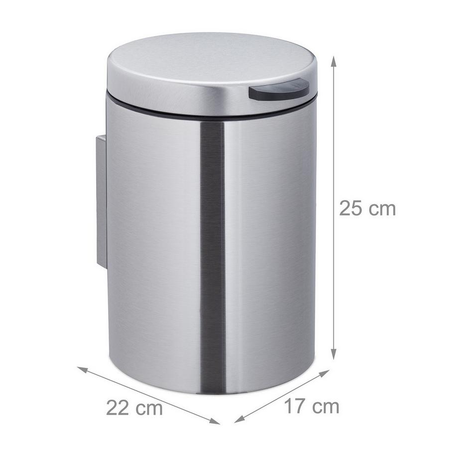 Northix Poubelle de salle de bain murale  