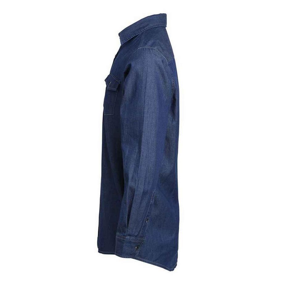 PREMIER Camicia Denim Cuciture a Contrasto  