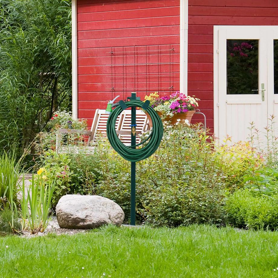 Northix  Robinet sur pied avec support pour tuyau d'arrosage 