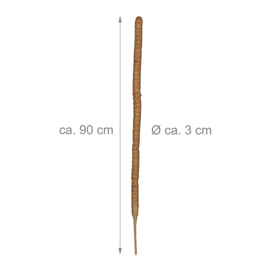 B2X lot de 5 bâtons de noix de coco 90 cm  