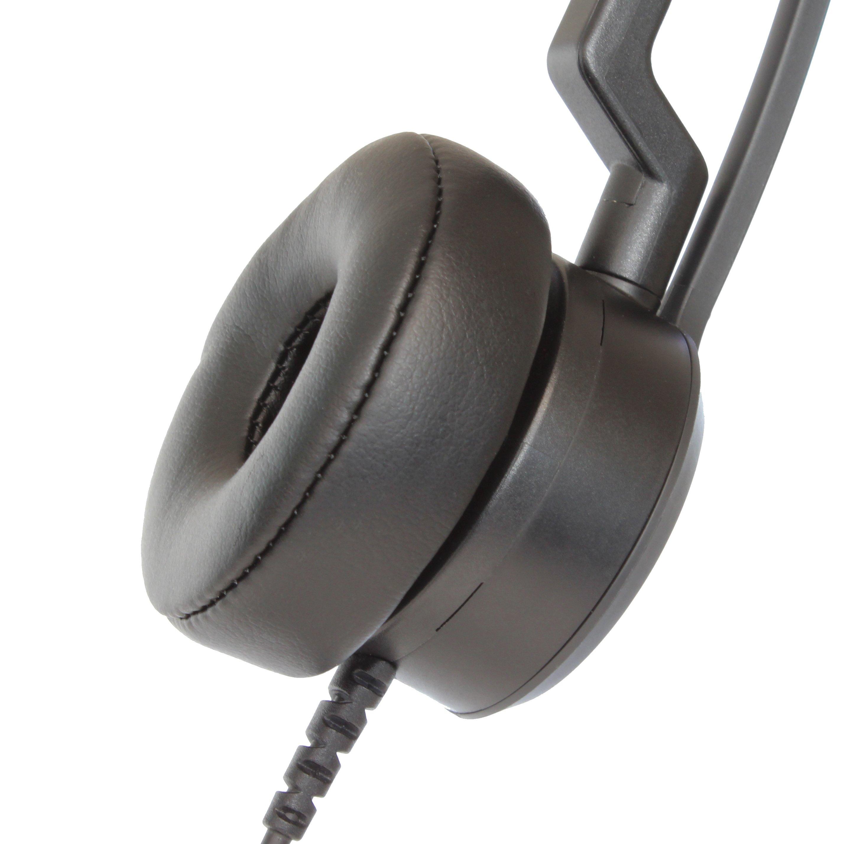 freeVoice  freeVoice SoundPro 360 UNC Mono Casque Avec fil Arceau Bureau/Centre d'appels Noir 