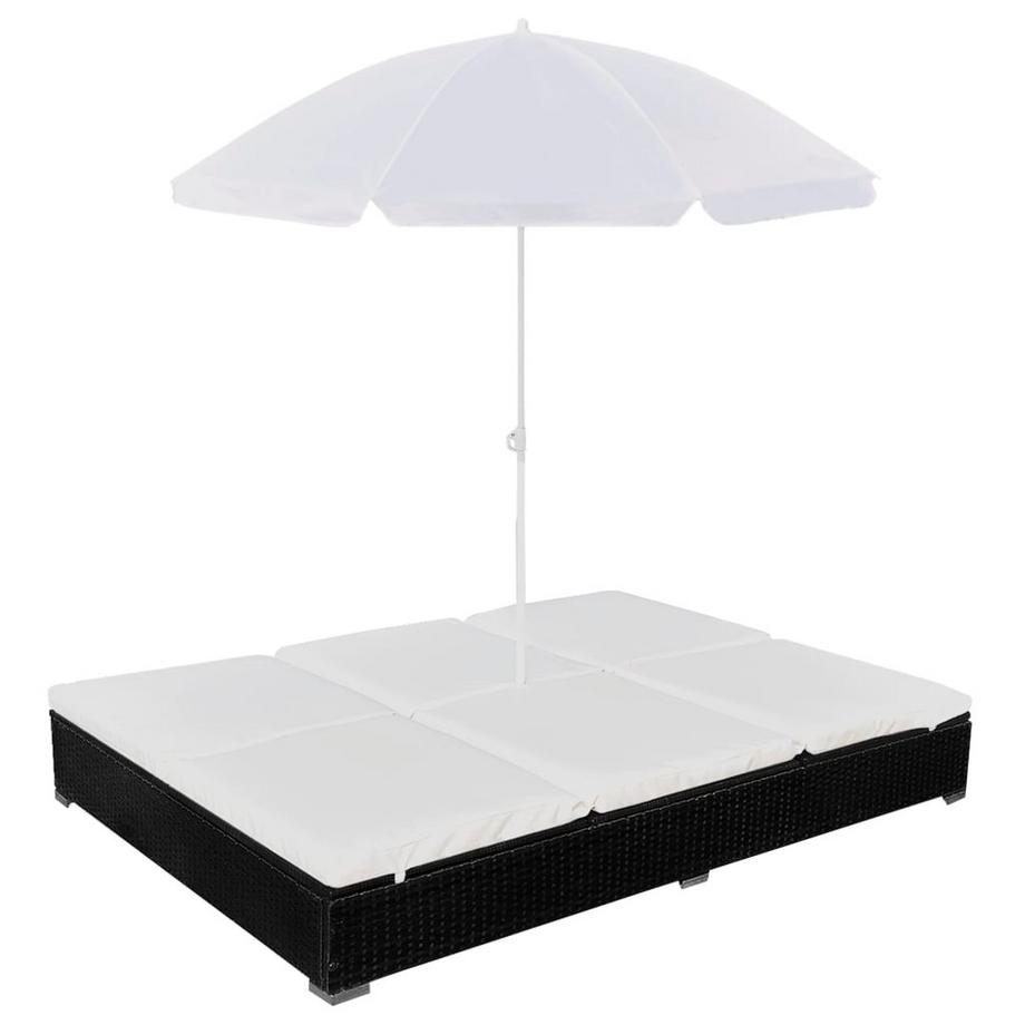 Sonnenliege poly-rattan