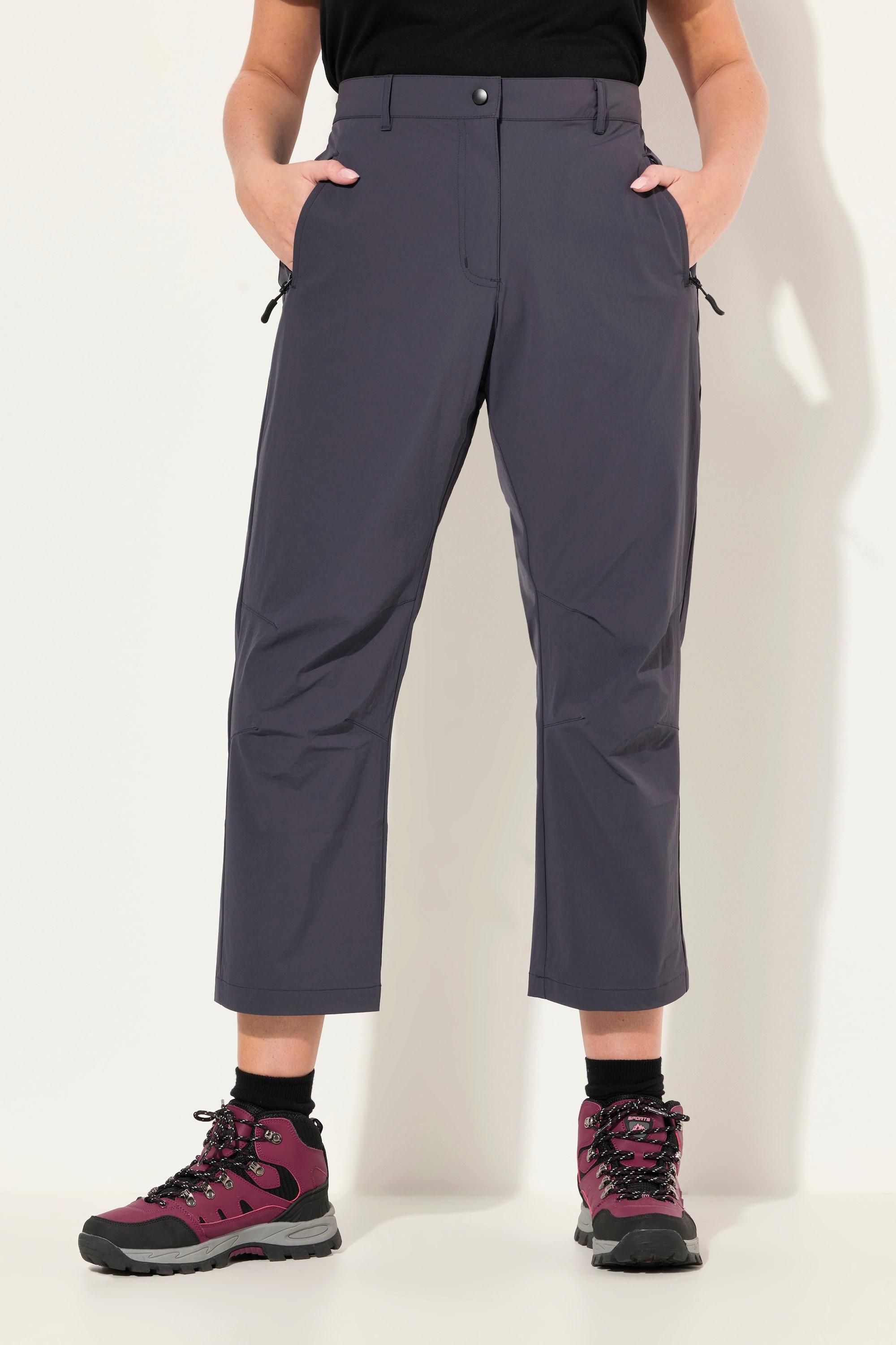 Ulla Popken  Pantalon technique 7/8, séchage rapide, taille confortable 