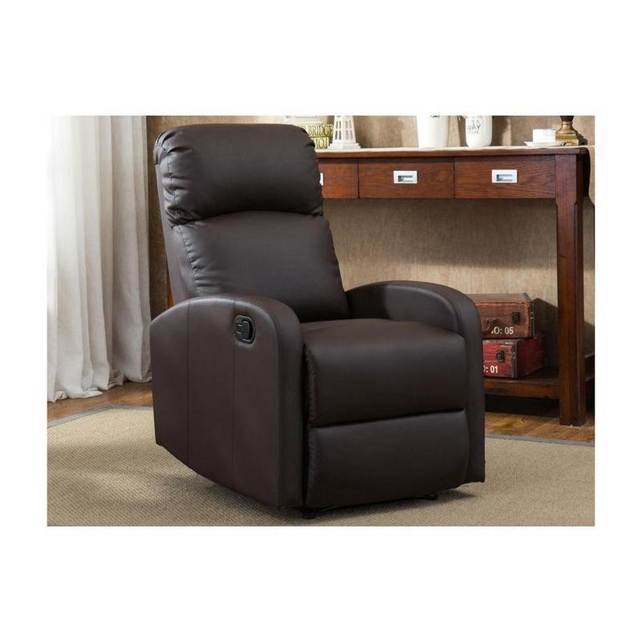 Vente-unique Relaxsessel Fernsehsessel Kunstleder ISAO  