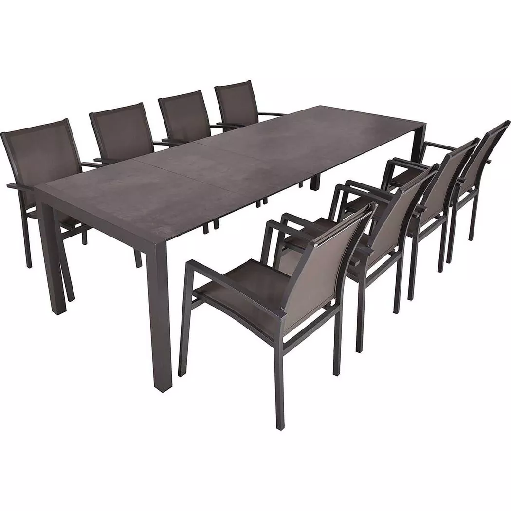 Garden Pleasure Gartenmöbelset 'Sophia' für 8 Personen Aluminium