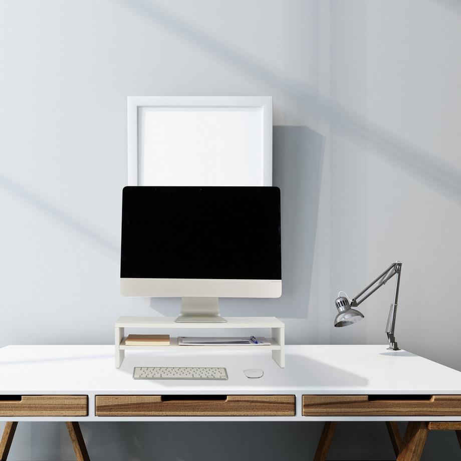 B2X  Monitorständer mit zusätzlicher Ablage 