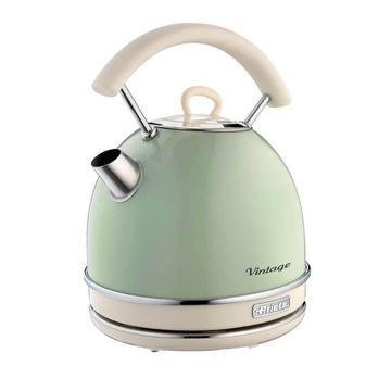 Ariete 2877 Bollitore elettrico 1,7 Litri di Design - Infusi, t� e tisane - Autospegnimento - 2000 Watt - Acciaio Inox - Linea Vintage - Verde