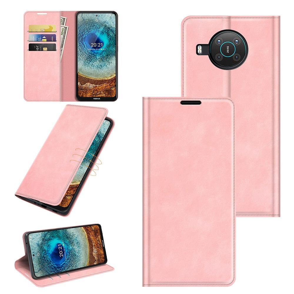 Cover-Discount  Nokia X20 - Seidige Stand Flip Case Hülle 