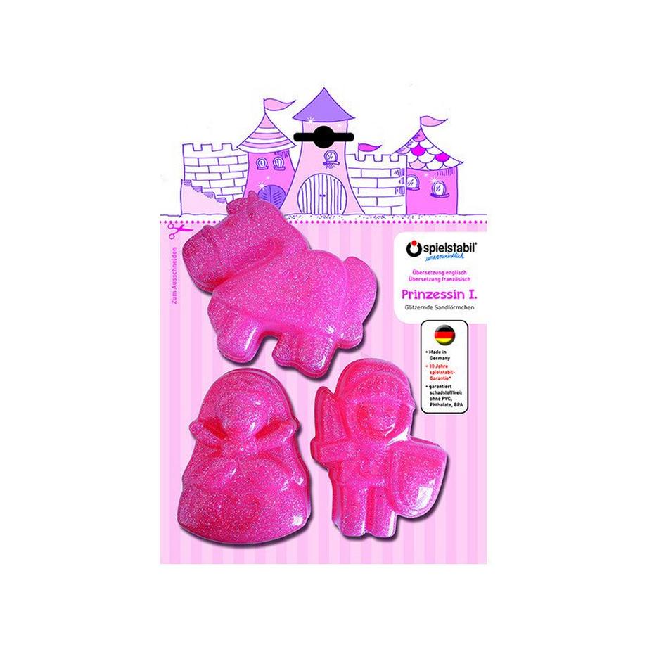 Spielstabil  Sandförmchen Glitzer Edition Prinzessin Set 