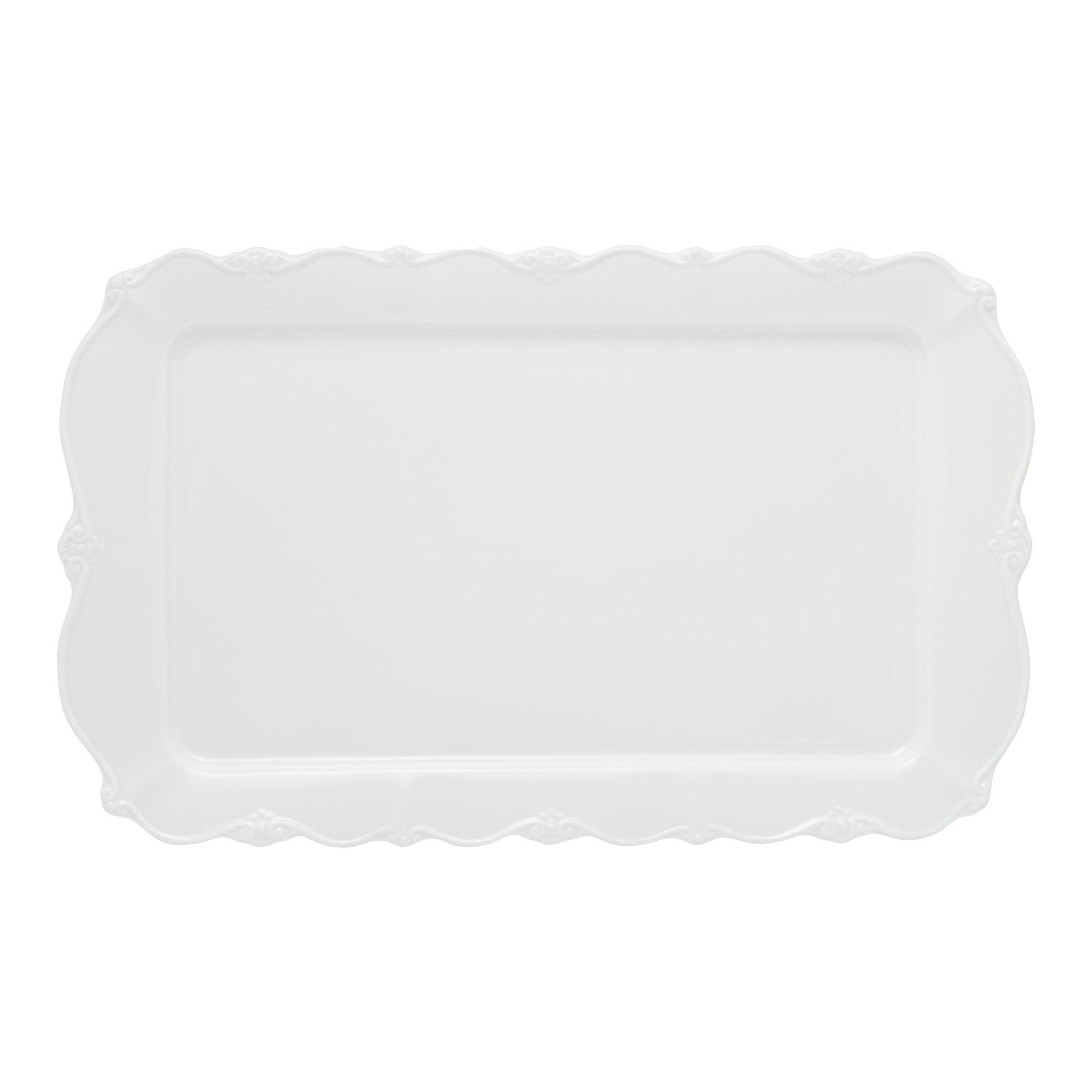 Wolff Assiette en porcelaine Fancy White  