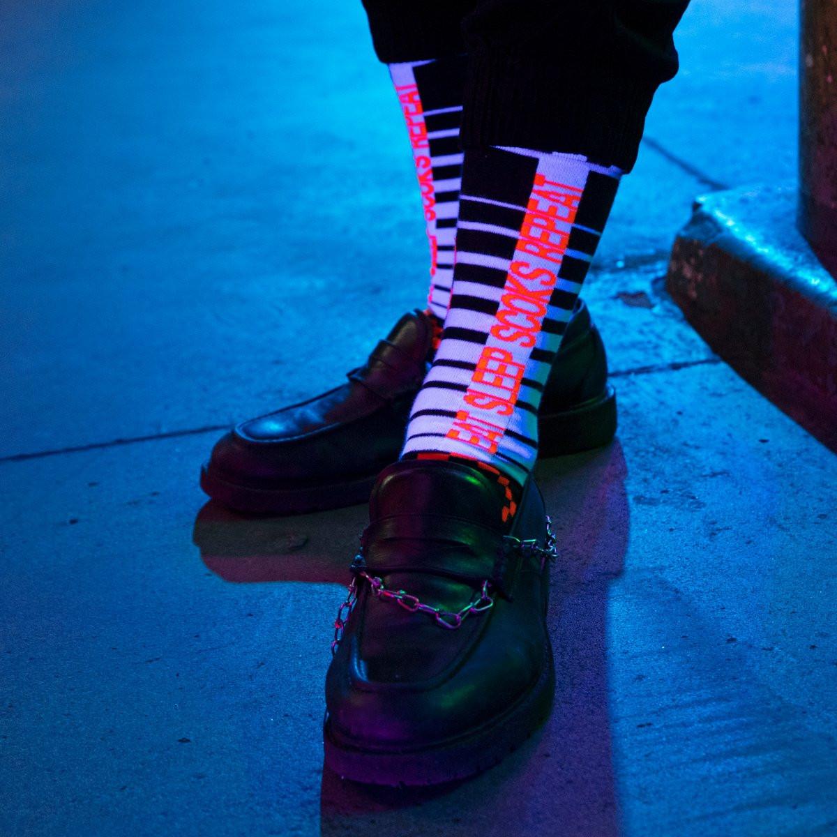 Zooksy  Sockenset mit fluoreszierendem Effekt 