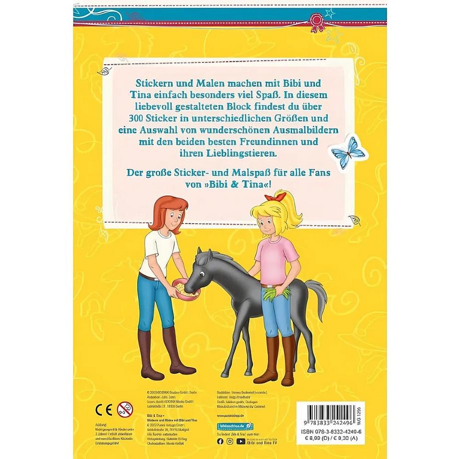 Panini  Bibi & Tina: Stickern und Malen mit Bibi und Tina 