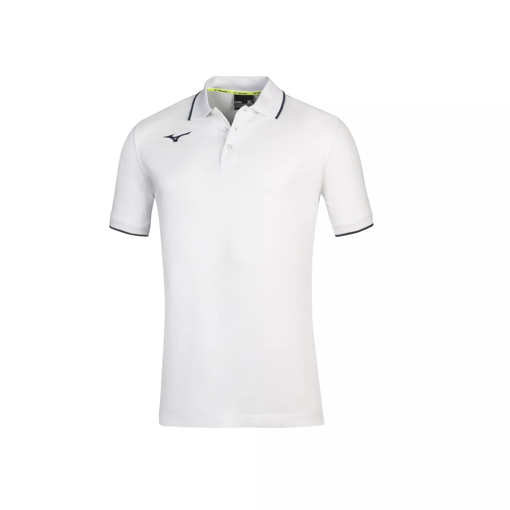 MIZUNO - polo, per uomo, Blanco, Größe XL