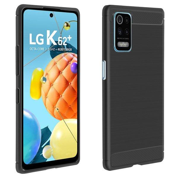 Avizar  Carbon-Case LG K62 / K52 Schwarz 