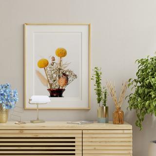 B2X Lampada da banchiere con paralume bianco  