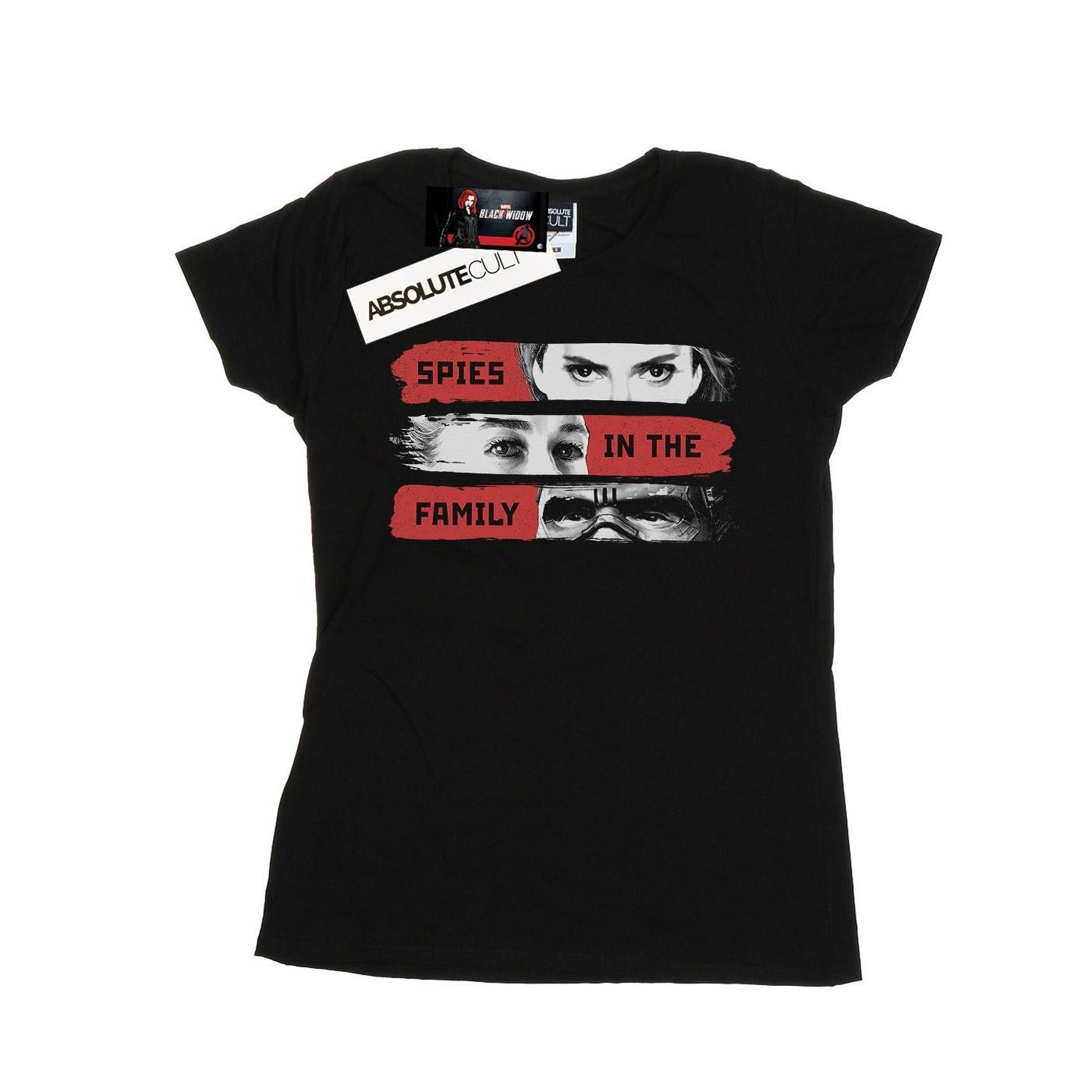 Image of Black Widow Movie Spies In The Family Tshirt Damen Schwarz M