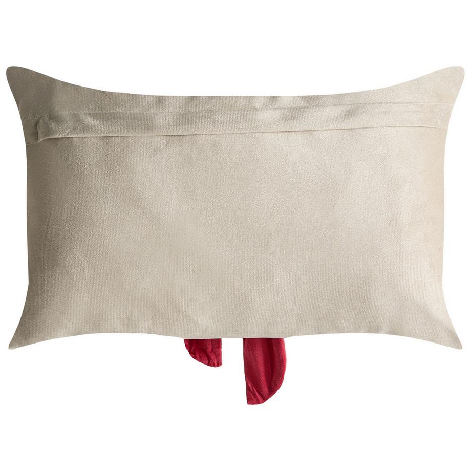 Beliani Dekokissen 2er Set aus Samtstoff Klassisch BELLE  