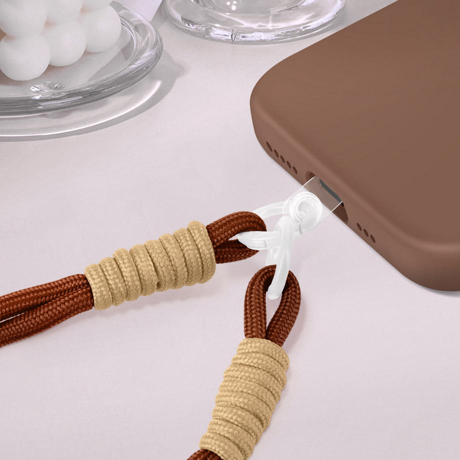 Avizar  Lanière Bracelet Marron pour Téléphone 