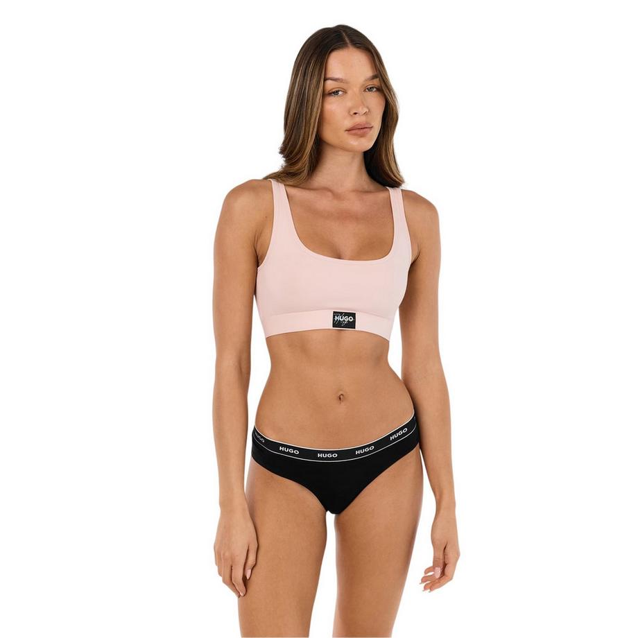 HUGO Culotte taille moyenne avec motif logo  