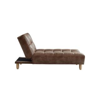 Vente-unique Recamiere Klappsofa Vintage Microfaser ESTEBAN  