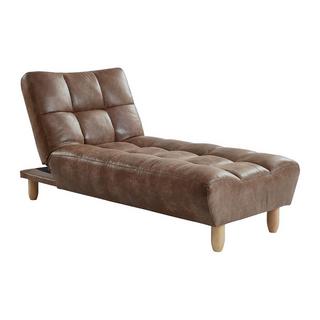 Vente-unique Recamiere Klappsofa Vintage Microfaser ESTEBAN  