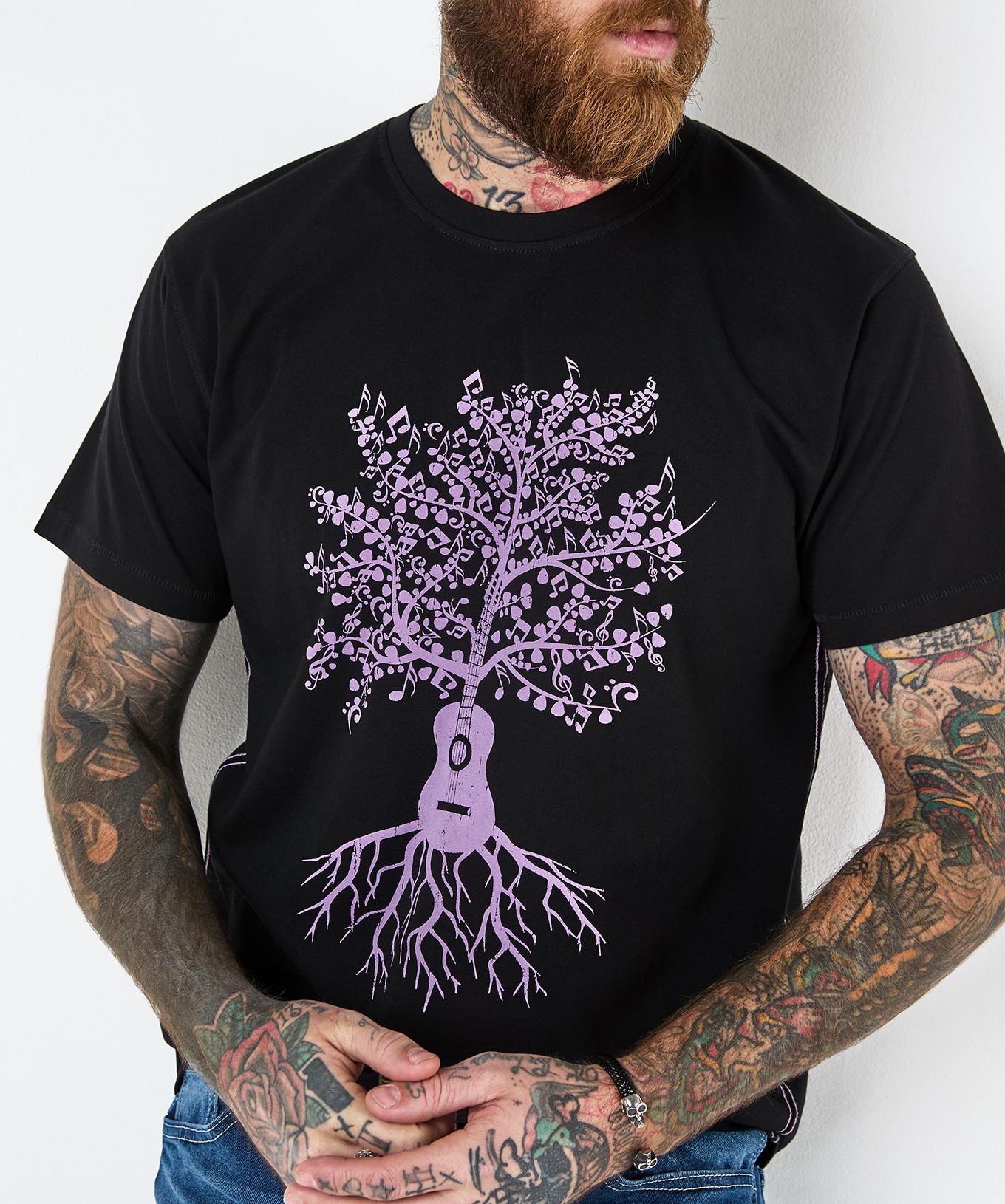 Joe Browns T-Shirt Grafica Albero Chitarra  