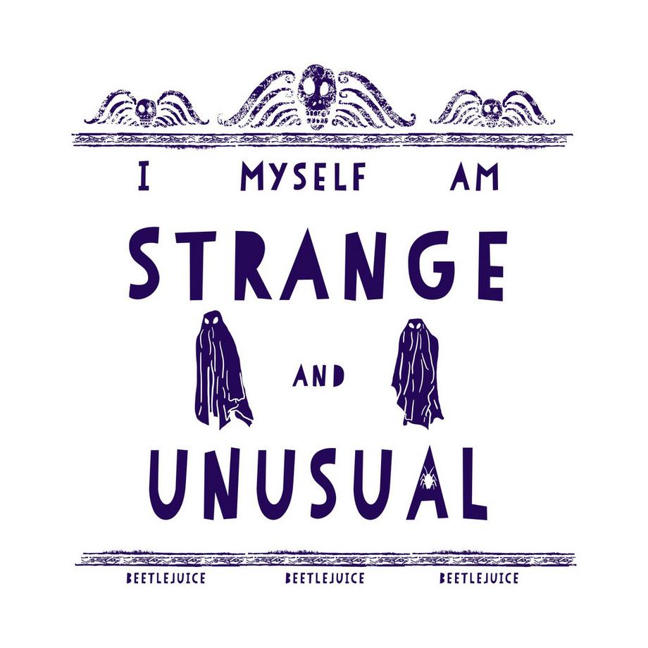 Beetlejuice Strange And Unusual T-Shirt Stampata  