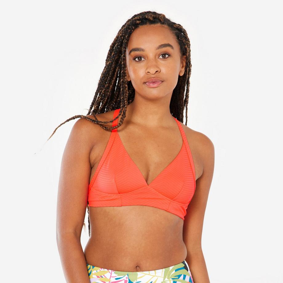 Haut de bikini bustier surf femme structuré