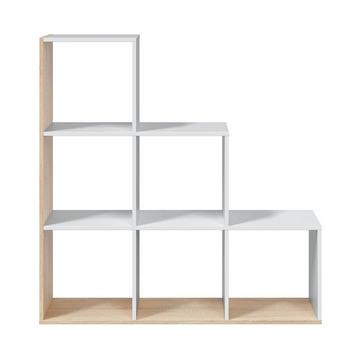 Bücherregal Treppe 6 Fächer Step - H110 cm